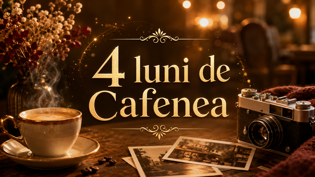 4 luni împreună, în Cafeneaua Fotografilor