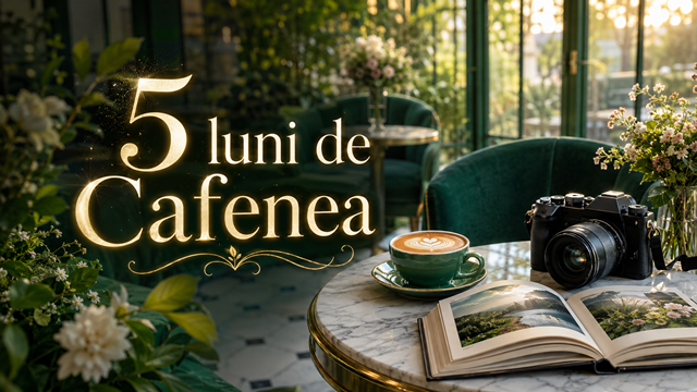 5 luni împreună, în Cafeneaua Fotografilor