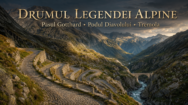 Drumul legendei alpine: Pasul Gotthard, Podul Diavolului și Tremola