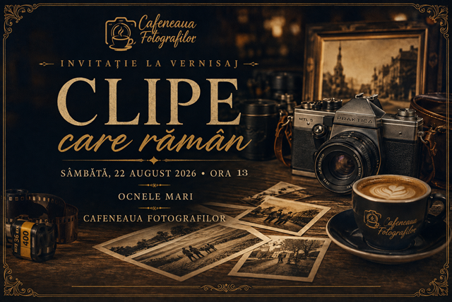 „Clipe care rămân” – invitație la vernisaj