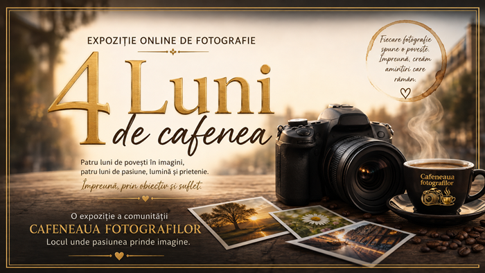 Expoziție de Fotografie –  4 Luni de Cafenea