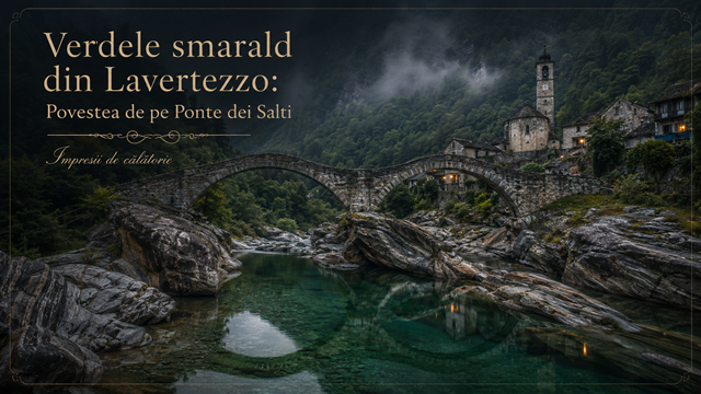 Verdele smarald din Lavertezzo – Povestea de pe Ponte dei Salti
