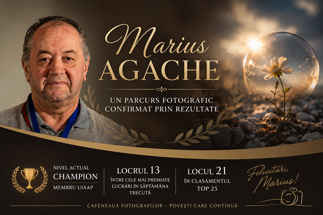 Marius Agache – un parcurs fotografic confirmat prin rezultate