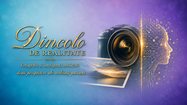 Dincolo de realitate – Fotografie și inteligență artificială, două perspective ale aceleaiși pasiuni