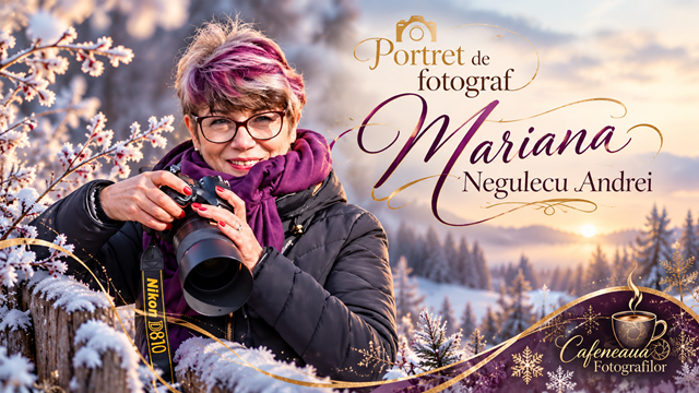 Portret de fotograf – Mariana Negulescu Andrei