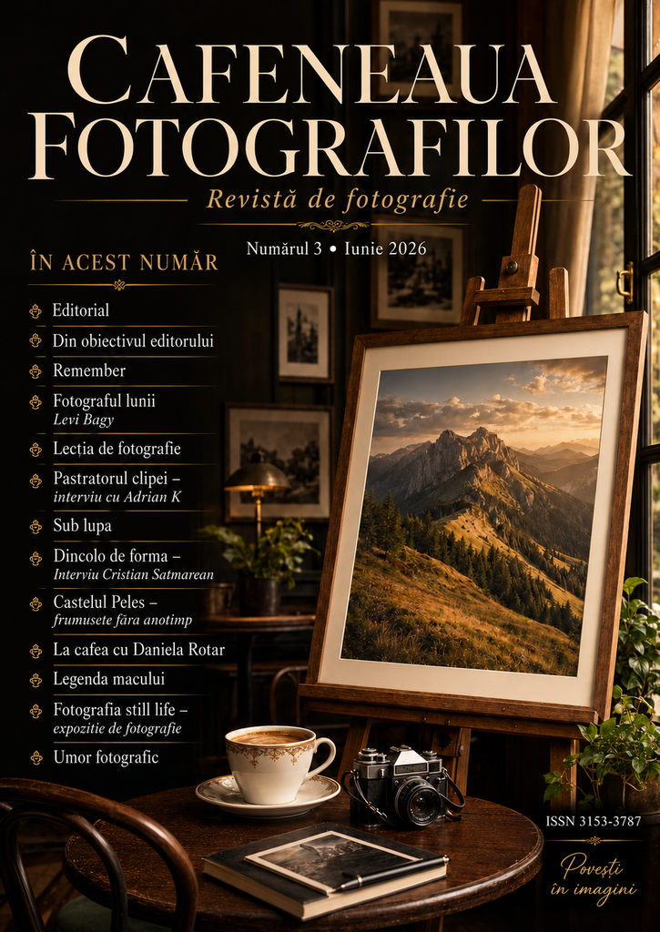 Coperta revistei Cafeneaua Fotografilor – Numărul 3