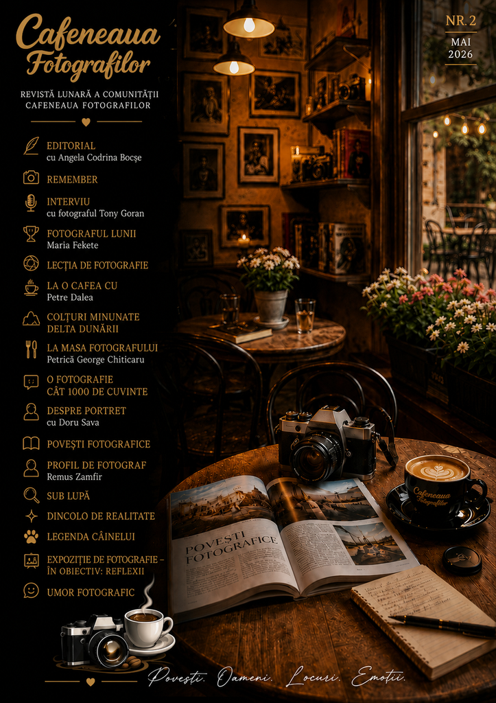 Coperta revistei Cafeneaua Fotografilor – Numărul 2