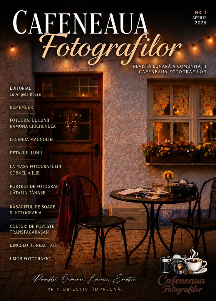 Coperta revistei Cafeneaua Fotografilor – Numărul 1