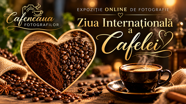O cafea, o fotografie, o ușă deschisă
